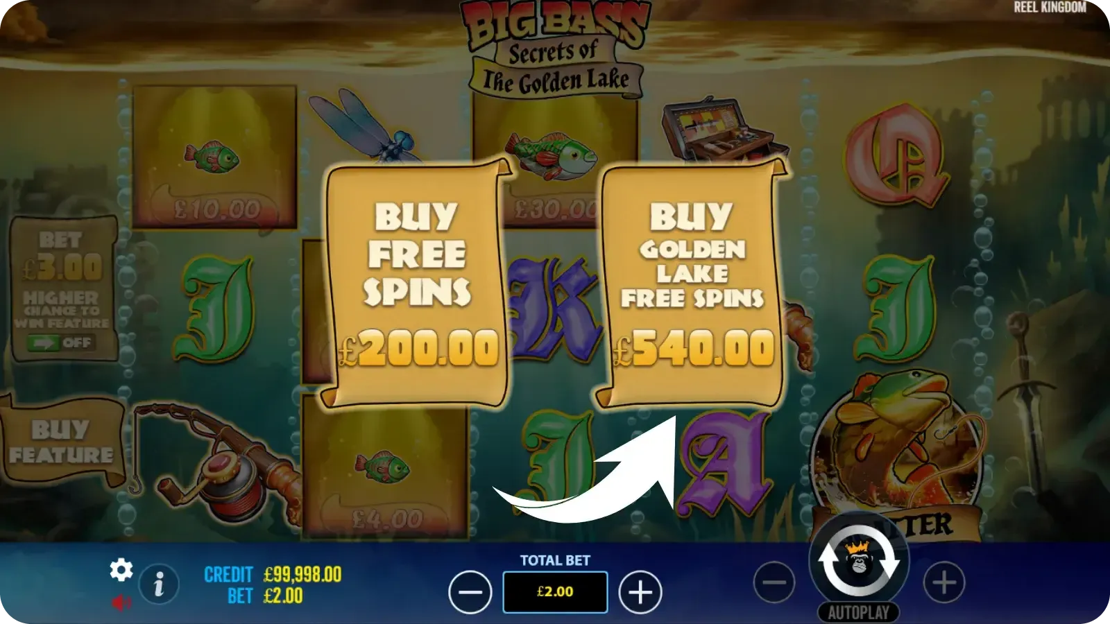 Buy Golden Lake in Big Bass Secrets